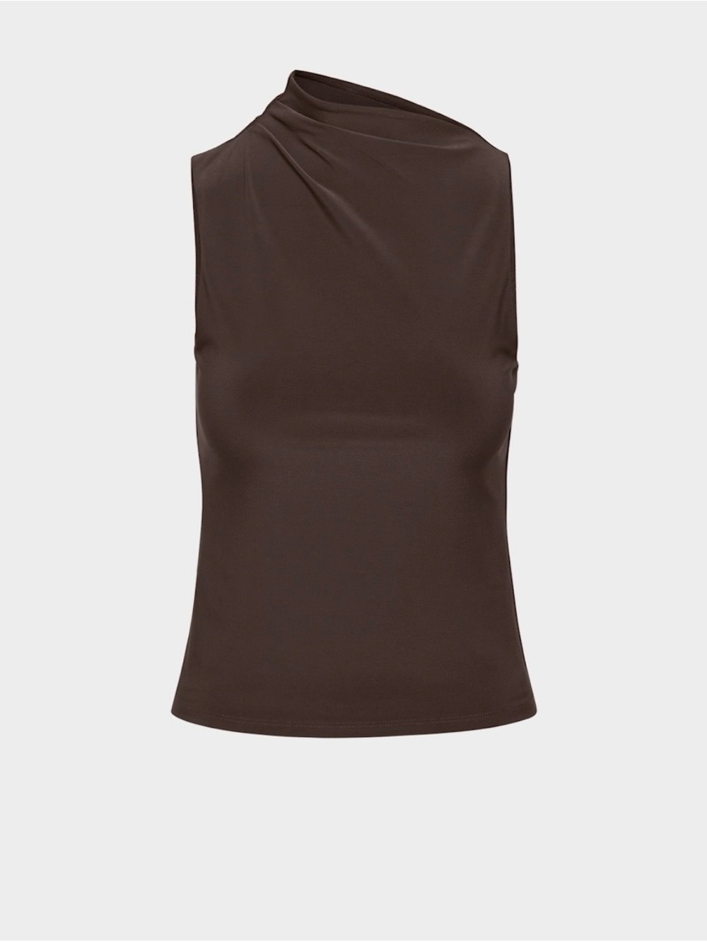 Aritzia Knightsbridge Sleeveless Brown Mock Neck Women’s Top small nwt